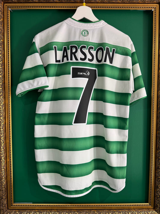 Celtic 2003/04 home shirt medium Larsson 7