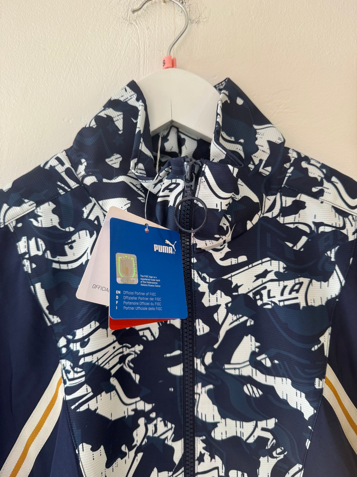 Puma Italy 2021 Woven Jacket - Peacoat/Team Power Blue - BNWT