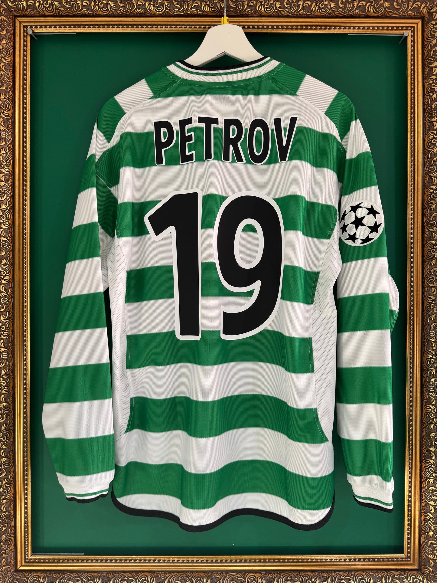 Celtic 2001/03 home shirt medium Petrov 19