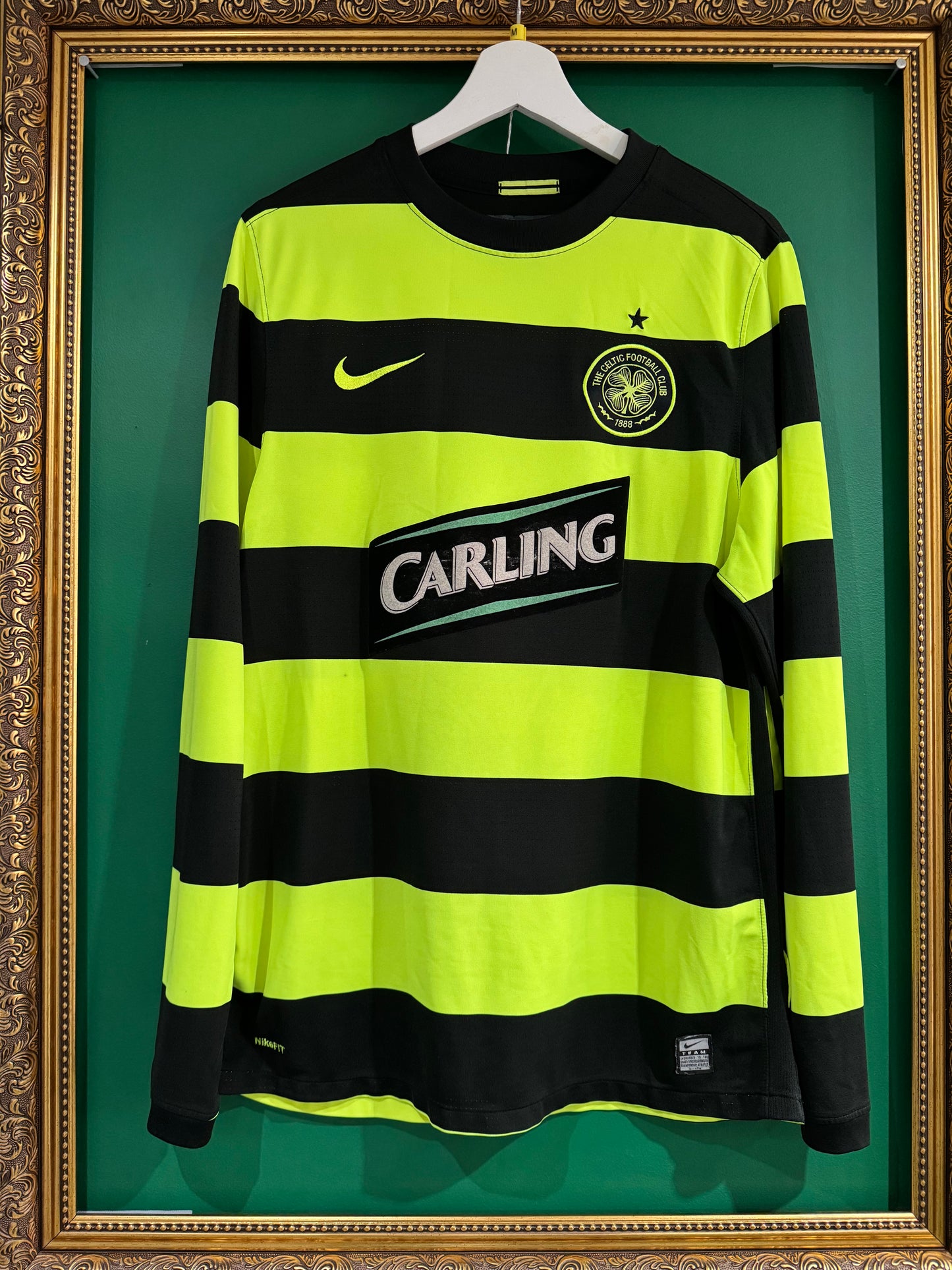 Celtic 2009/10 away shirt medium ls