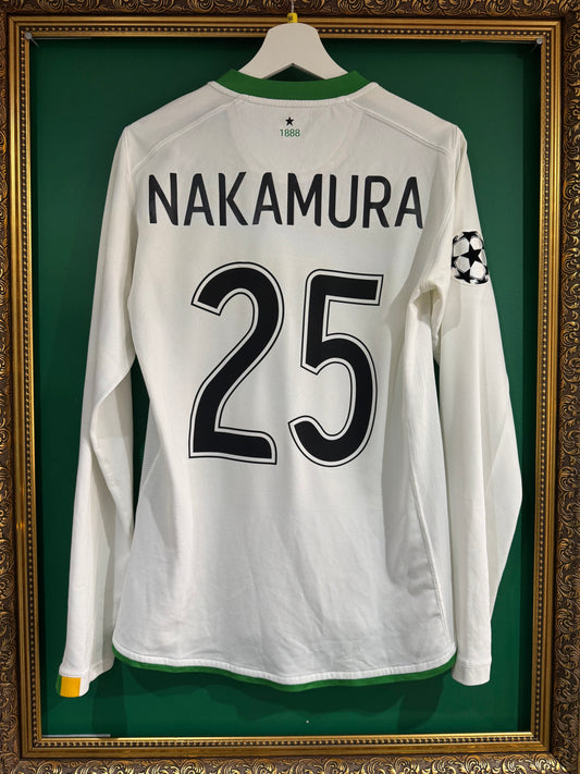 Celtic 2006/08 fourth shirt medium match prepared player spec ls Nakamura 25