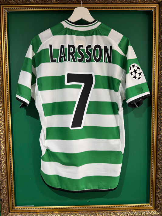 Celtic 2001/03 home shirt small Larsson 7