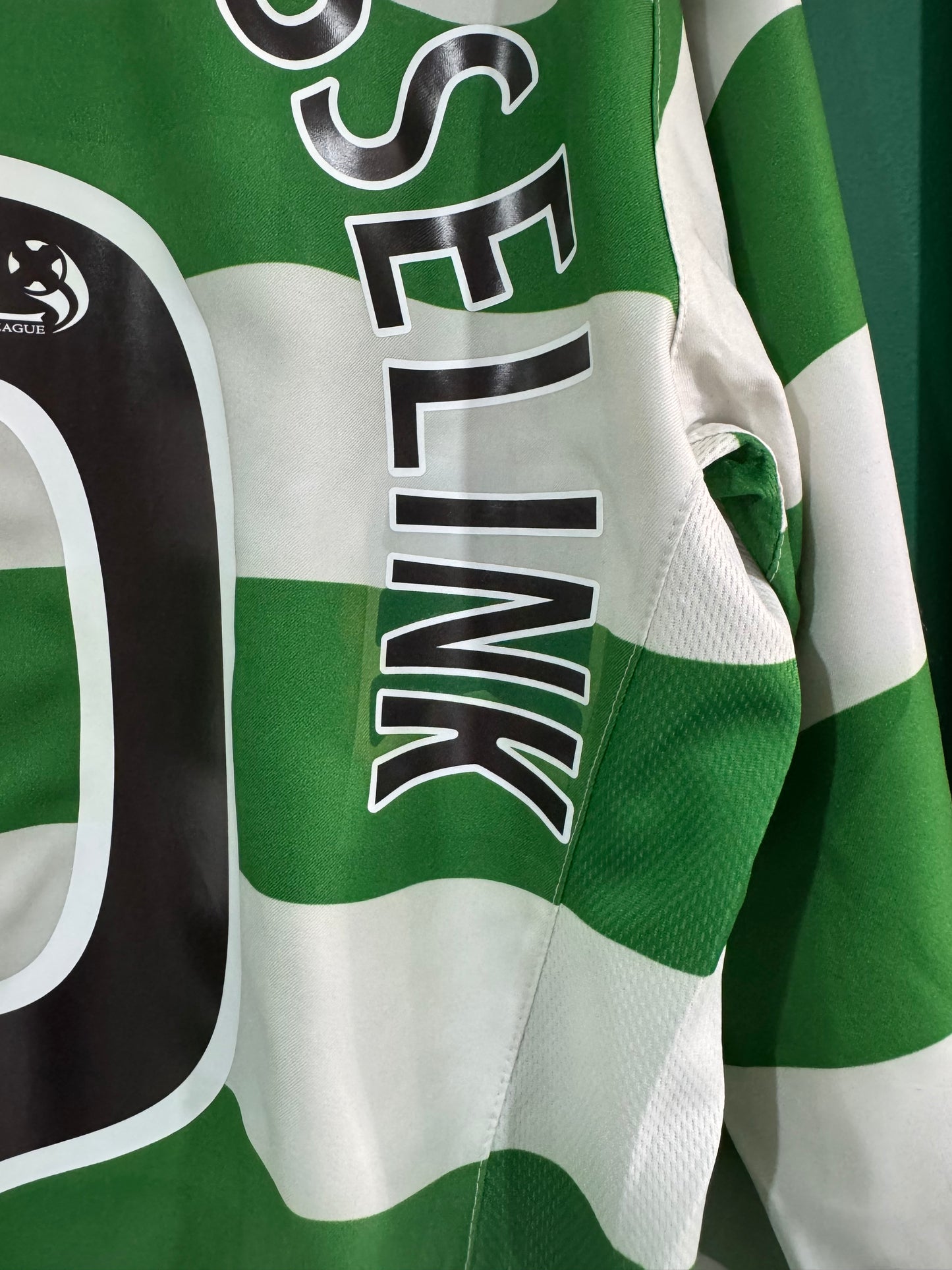 Celtic 2006/07 home xxlarge Vennegoor of Hesselink 10 ls