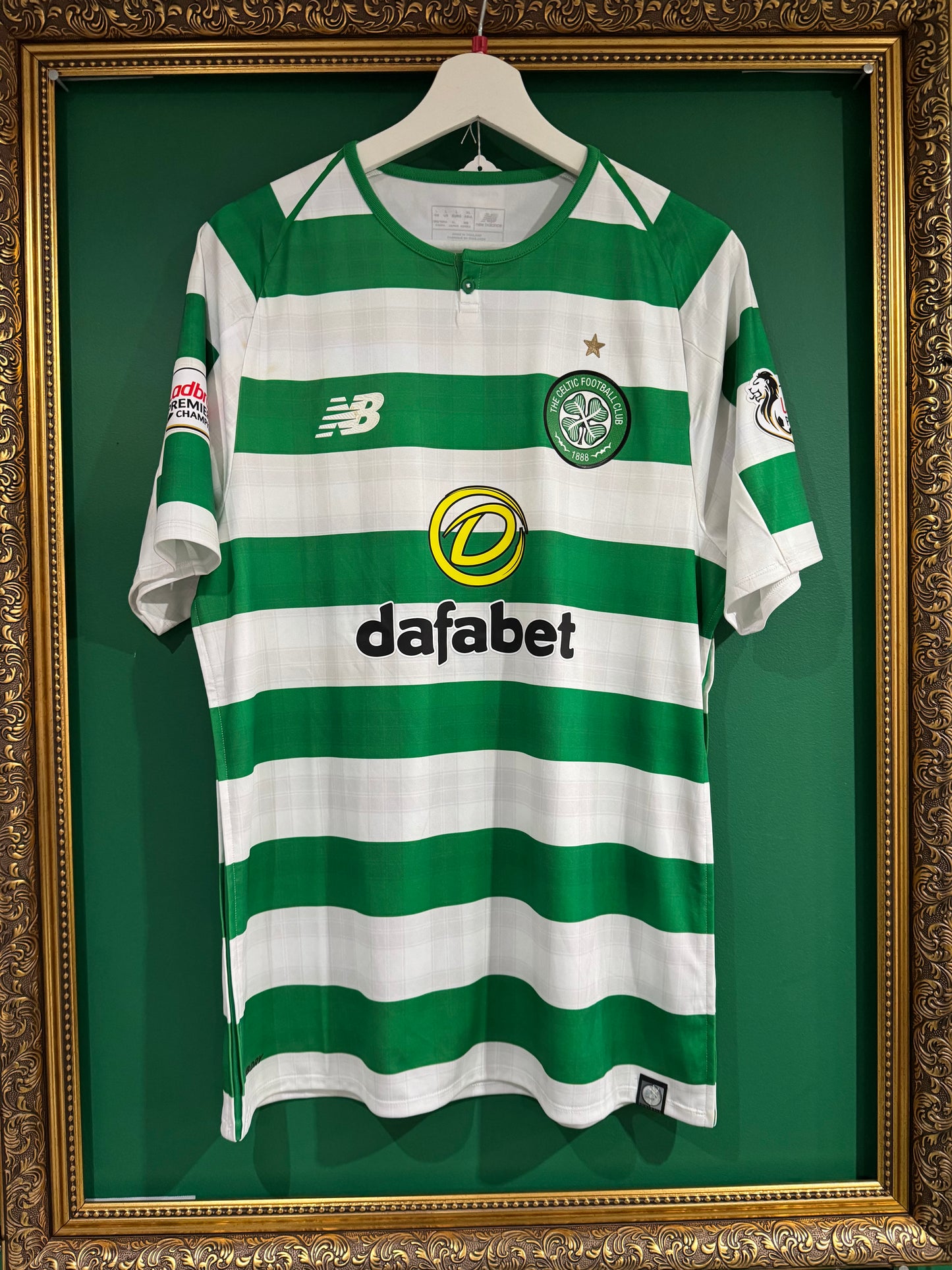 Celtic 2018/19 home medium Simunovic 5 matchworn