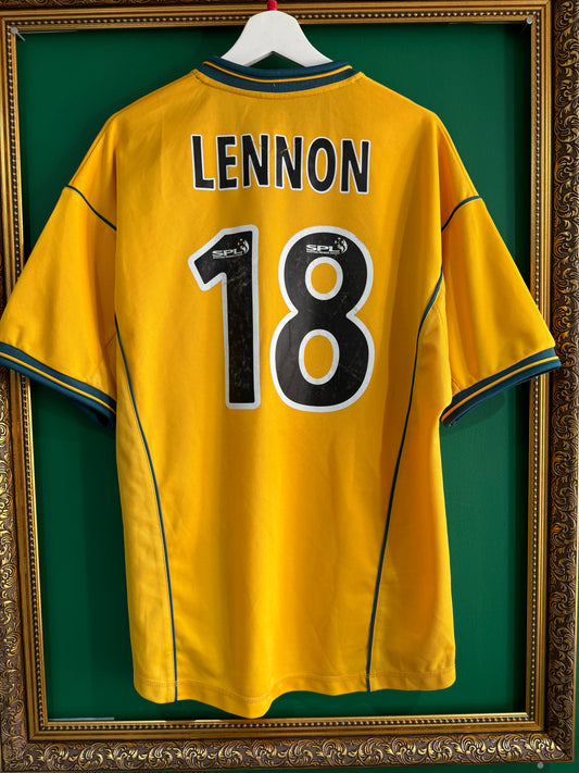 Celtic 2000/02 away large Lennon 18