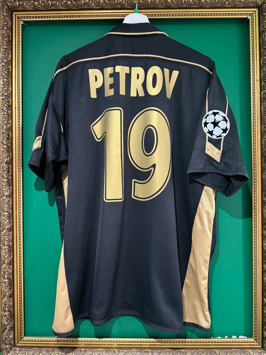 Celtic 2003/04 away shirt Petrov 19 xlarge