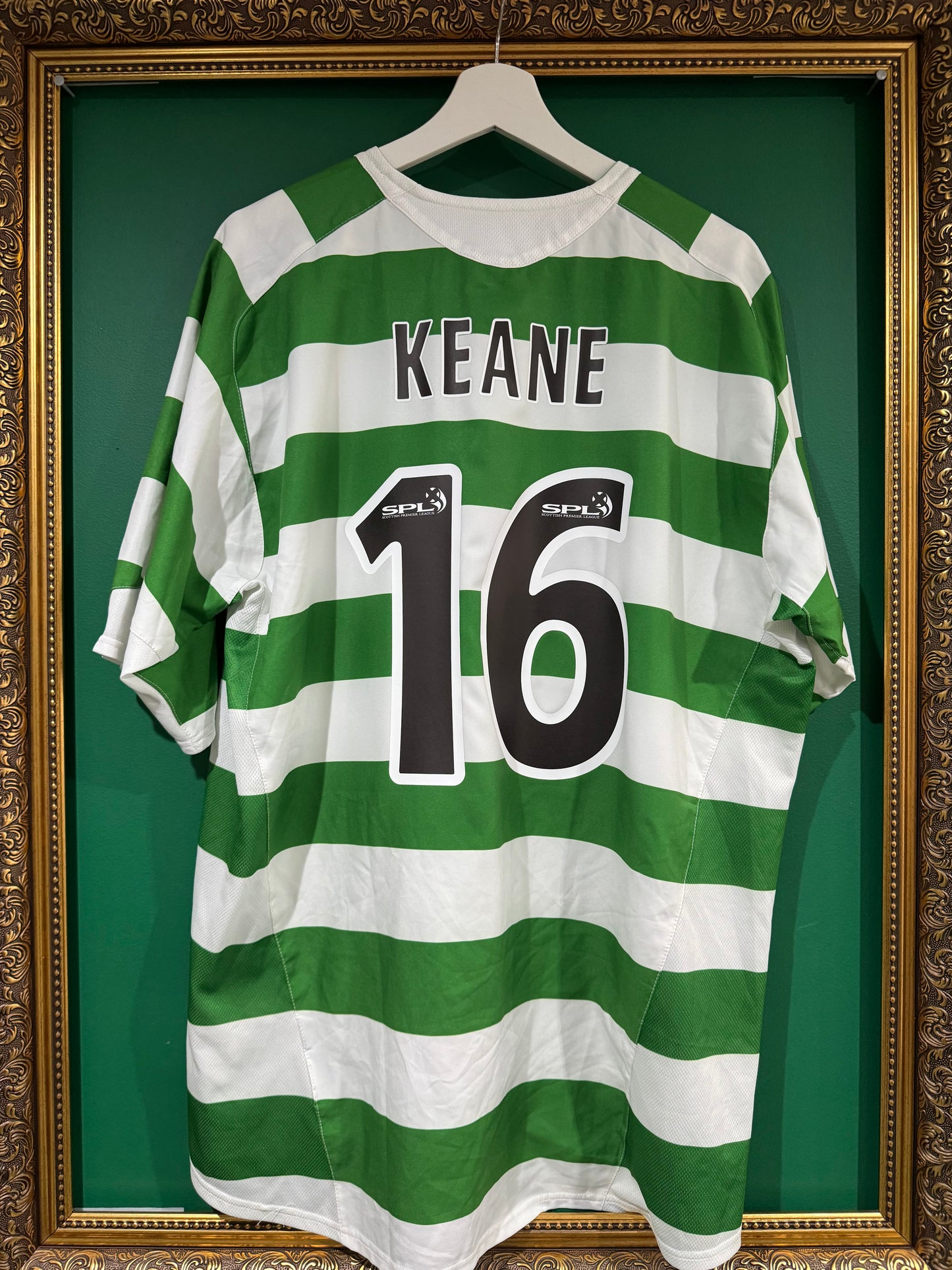 Celtic 2005/07 home shirt xlarge Keane 16