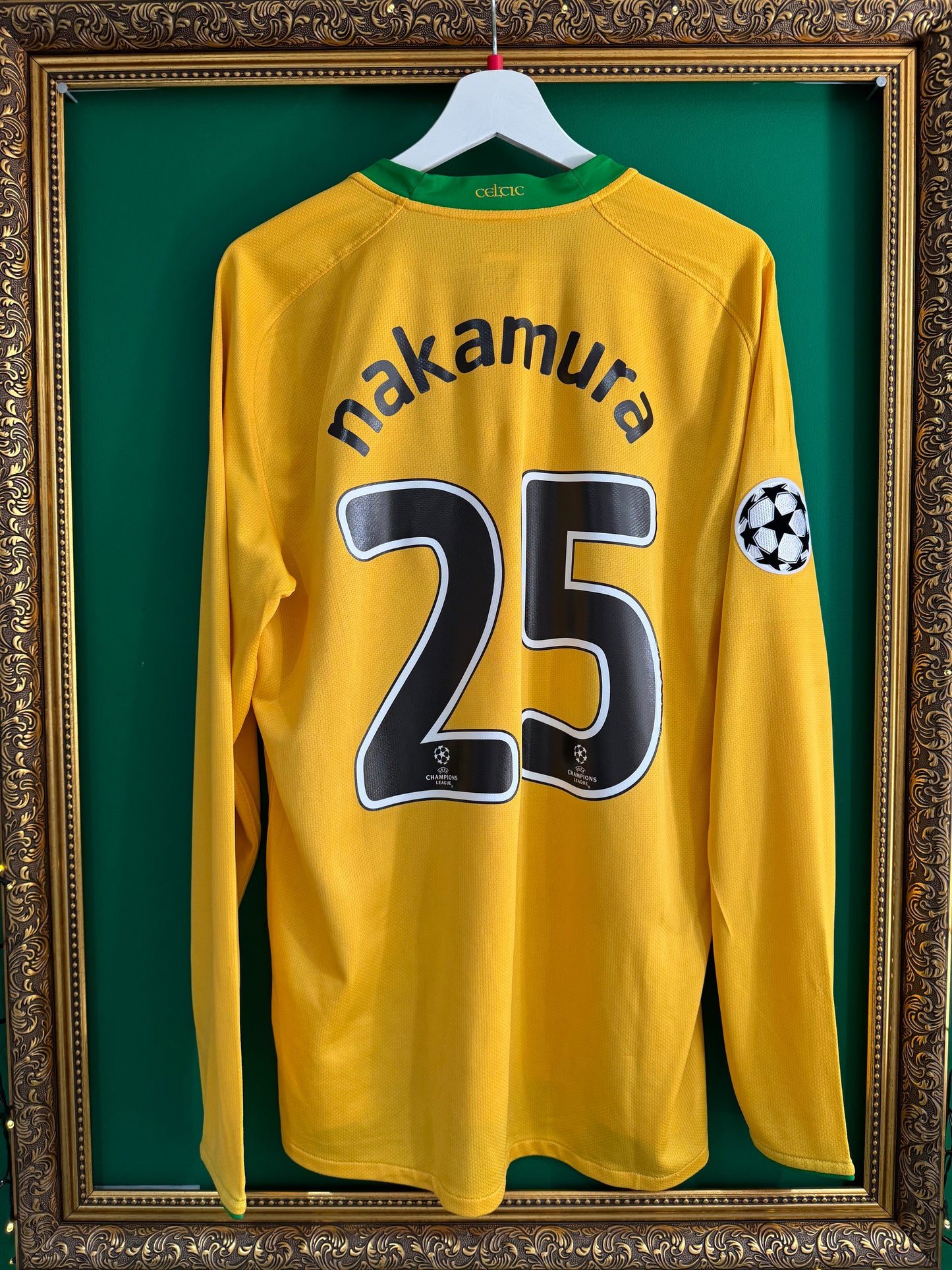 Celtic 2008/09 away large Ls Nakamura 25