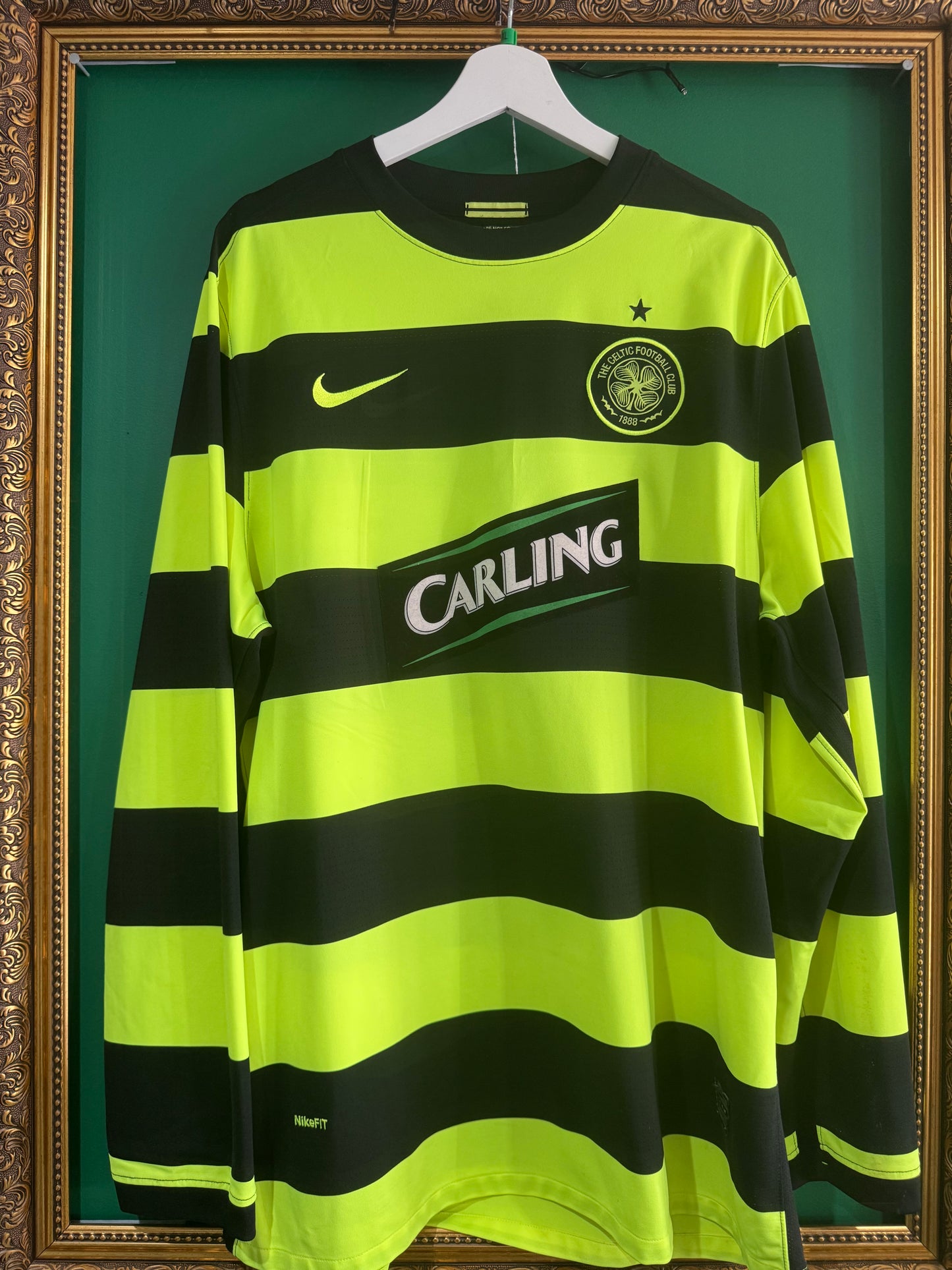 Celtic 2009/10 away shirt xlarge ls