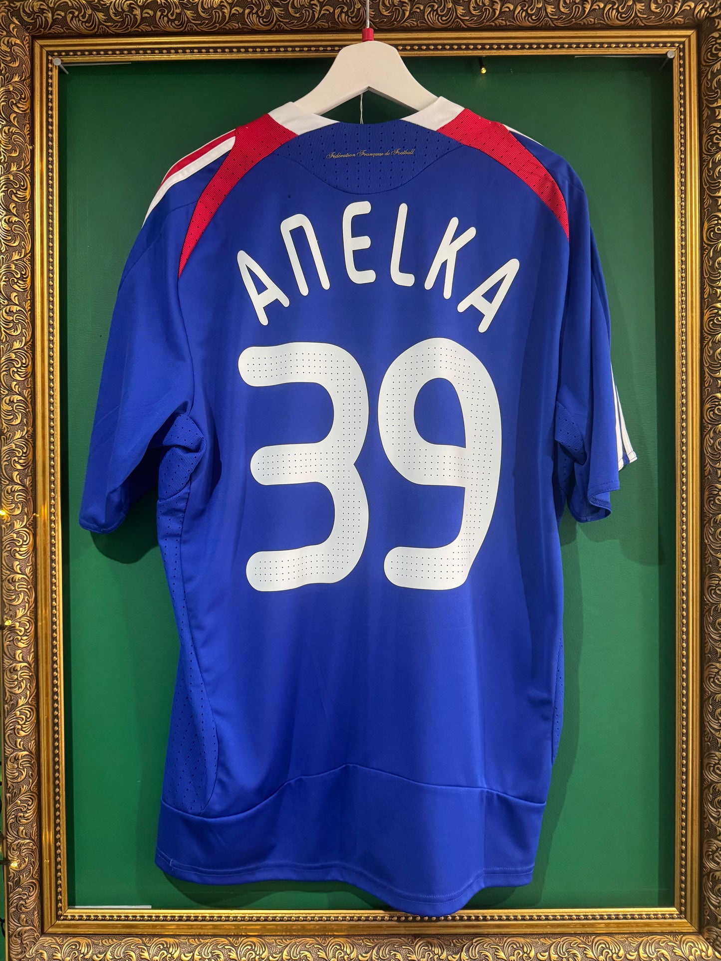 France 2008 home shirt large Anelka 39