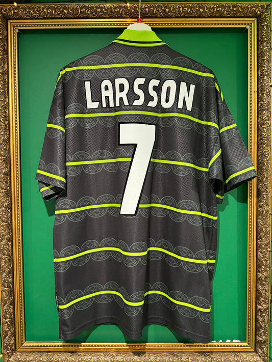 Celtic 1998/99 away large Larsson 7