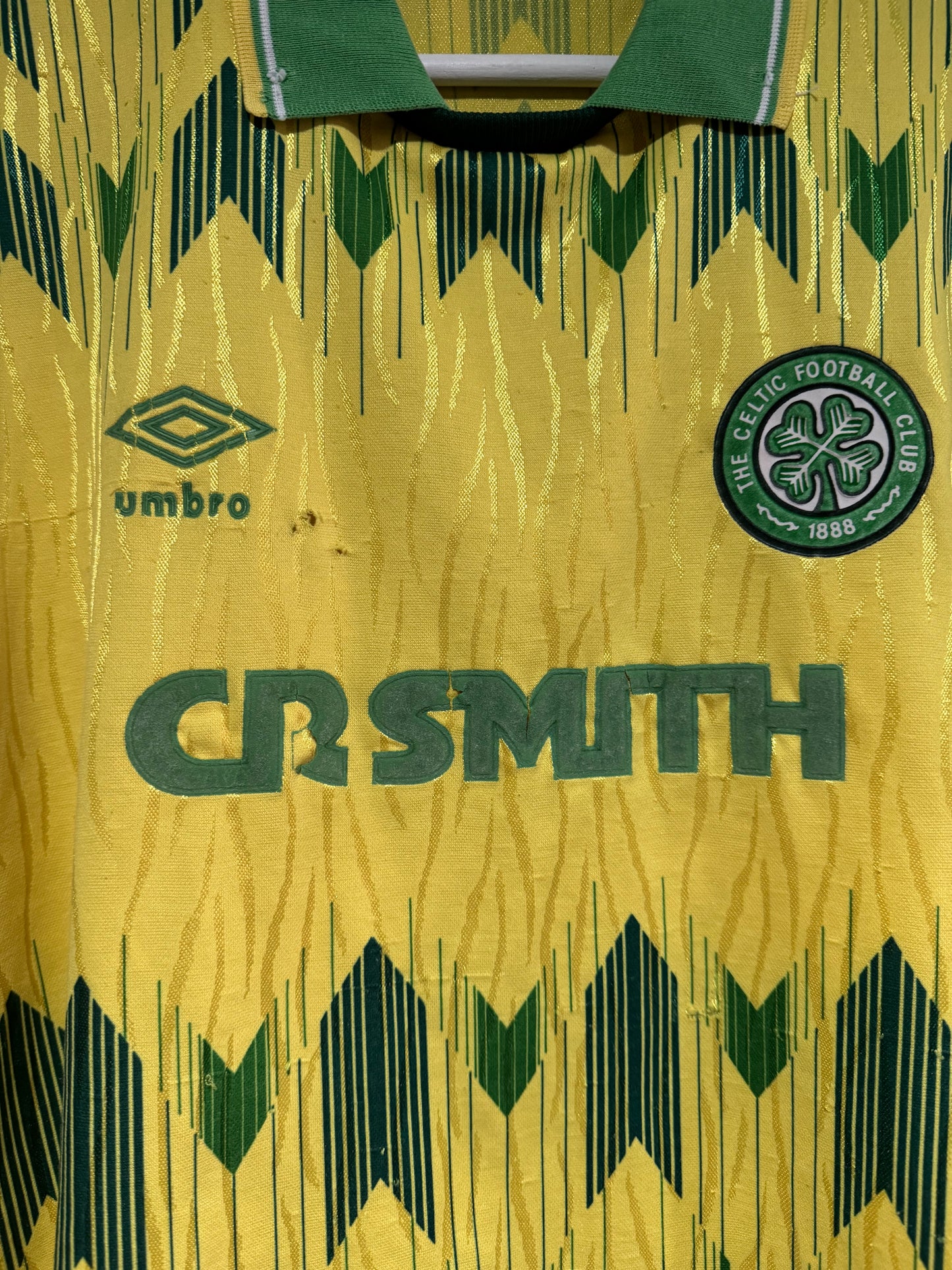 Celtic 1988/91 away shirt small
