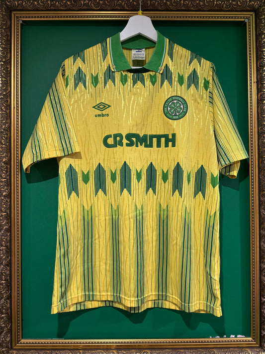 Celtic 1989/91 away shirt medium