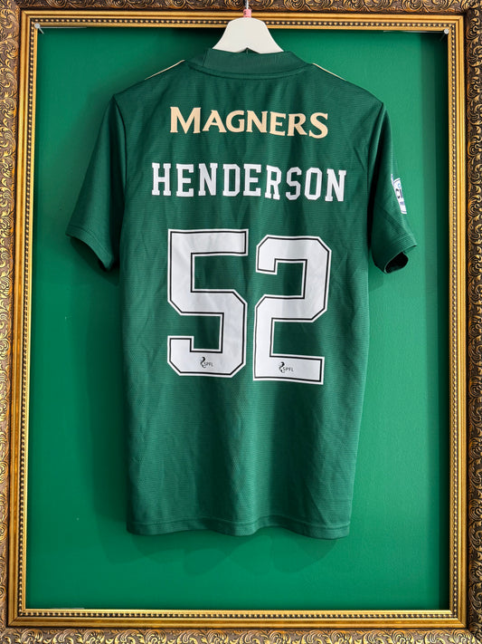 Celtic 2021/22 away shirt match prepared small Henderson 52
