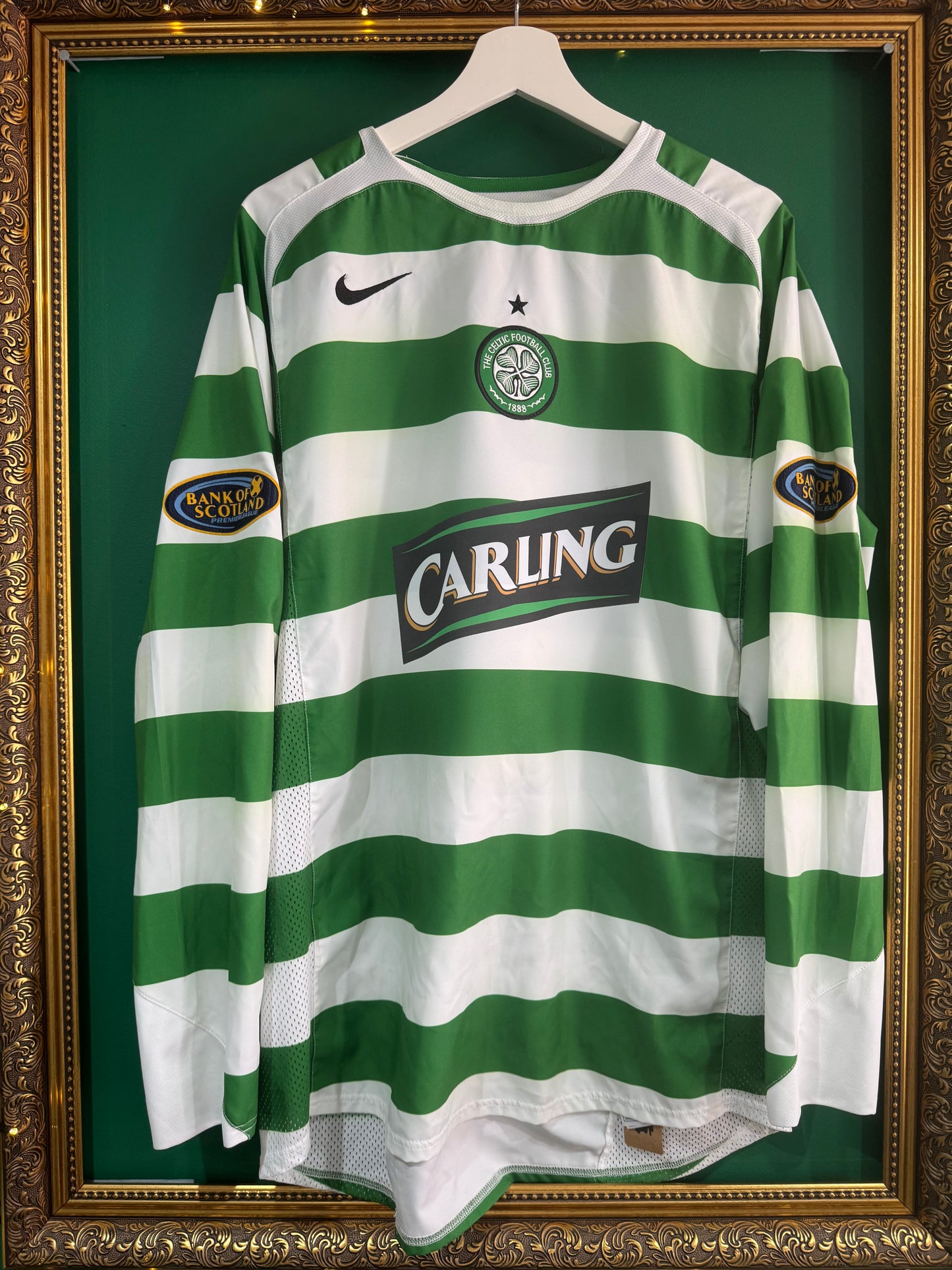 Celtic 2005/07 home shirt xlarge ls Alan Thompson 8 matchworn