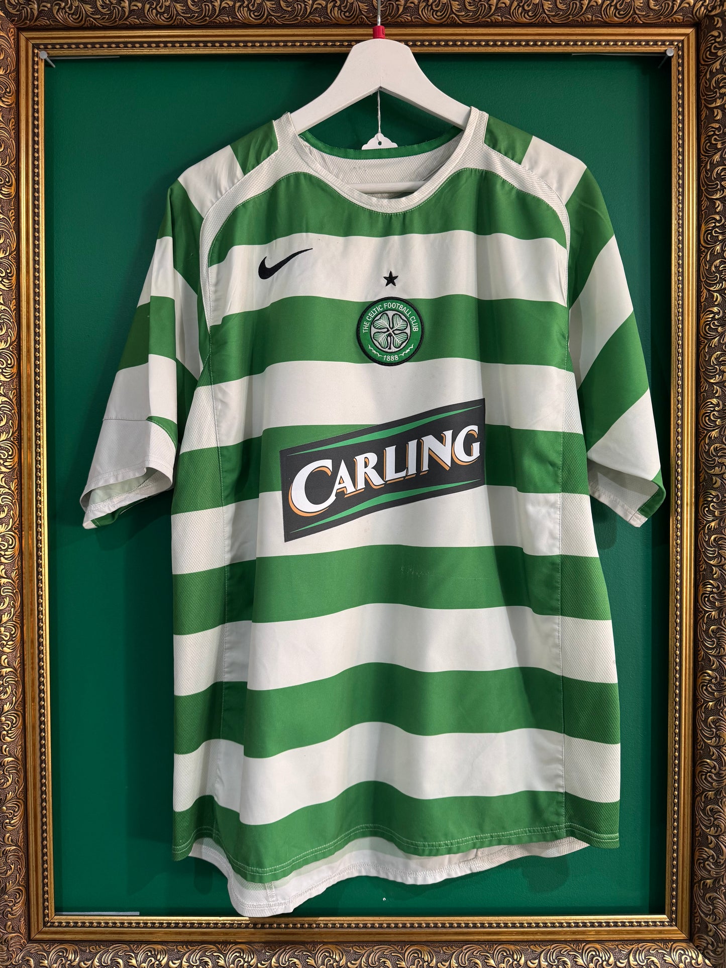 Celtic 2005/07 home shirt large Keane 16