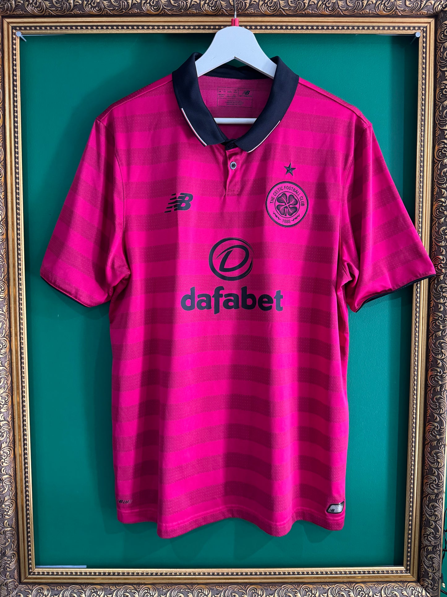 Celtic 2017/18 fourth shirt large Tierney 63