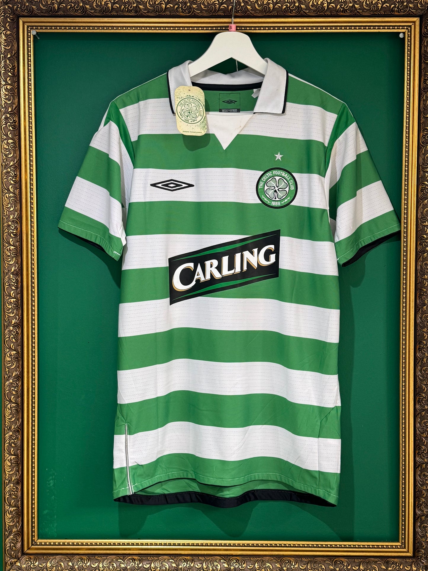 Celtic 2004/05 home small Petrov 19 BNWT