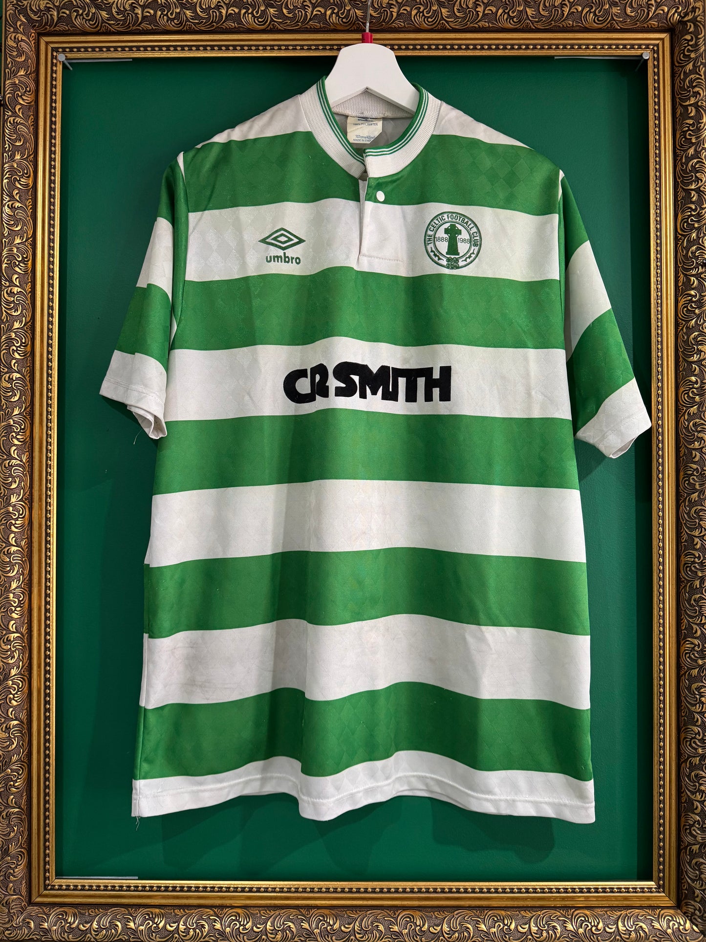 Celtic 1987/89 home shirt large