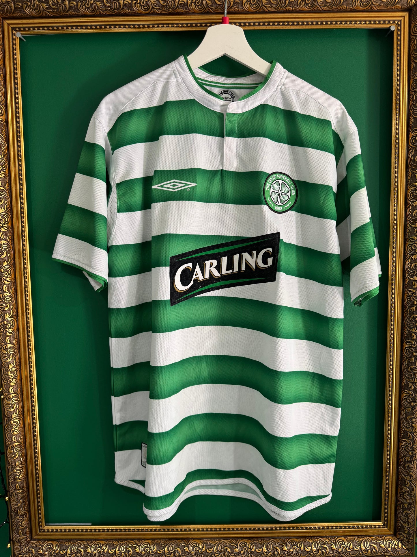 Celtic 2003/04 home shirt large Larsson 7