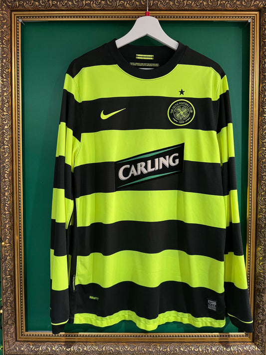 Celtic 2009/10 away shirt large ls