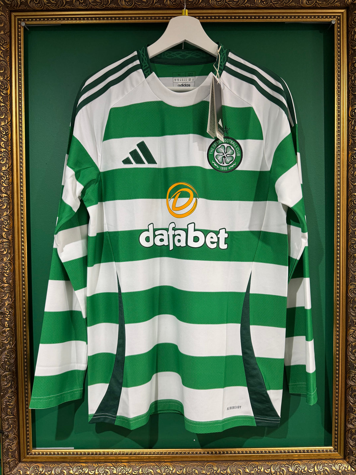 Celtic 2024/25 home shirt medium ls BNWT