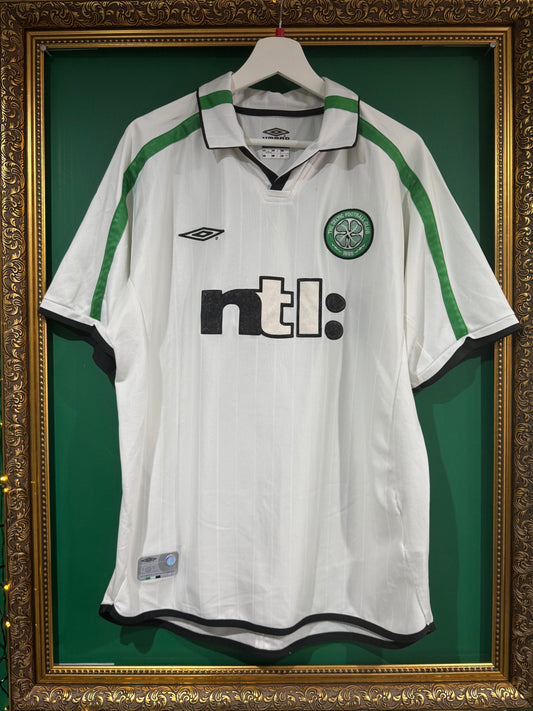 Celtic 2001/02 away shirt large