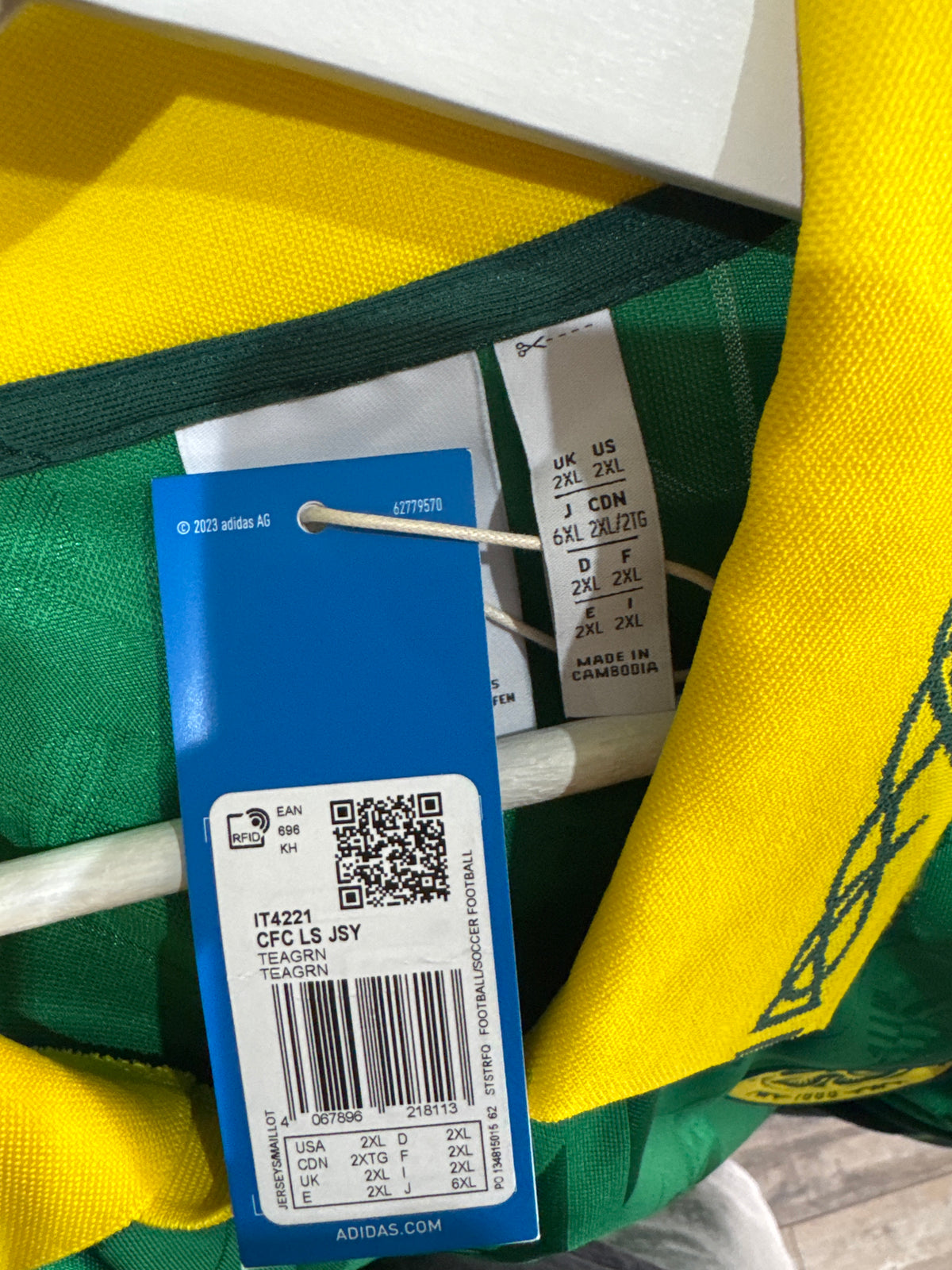 Celtic 2024/25 adidas originals ls shirt xxlarge