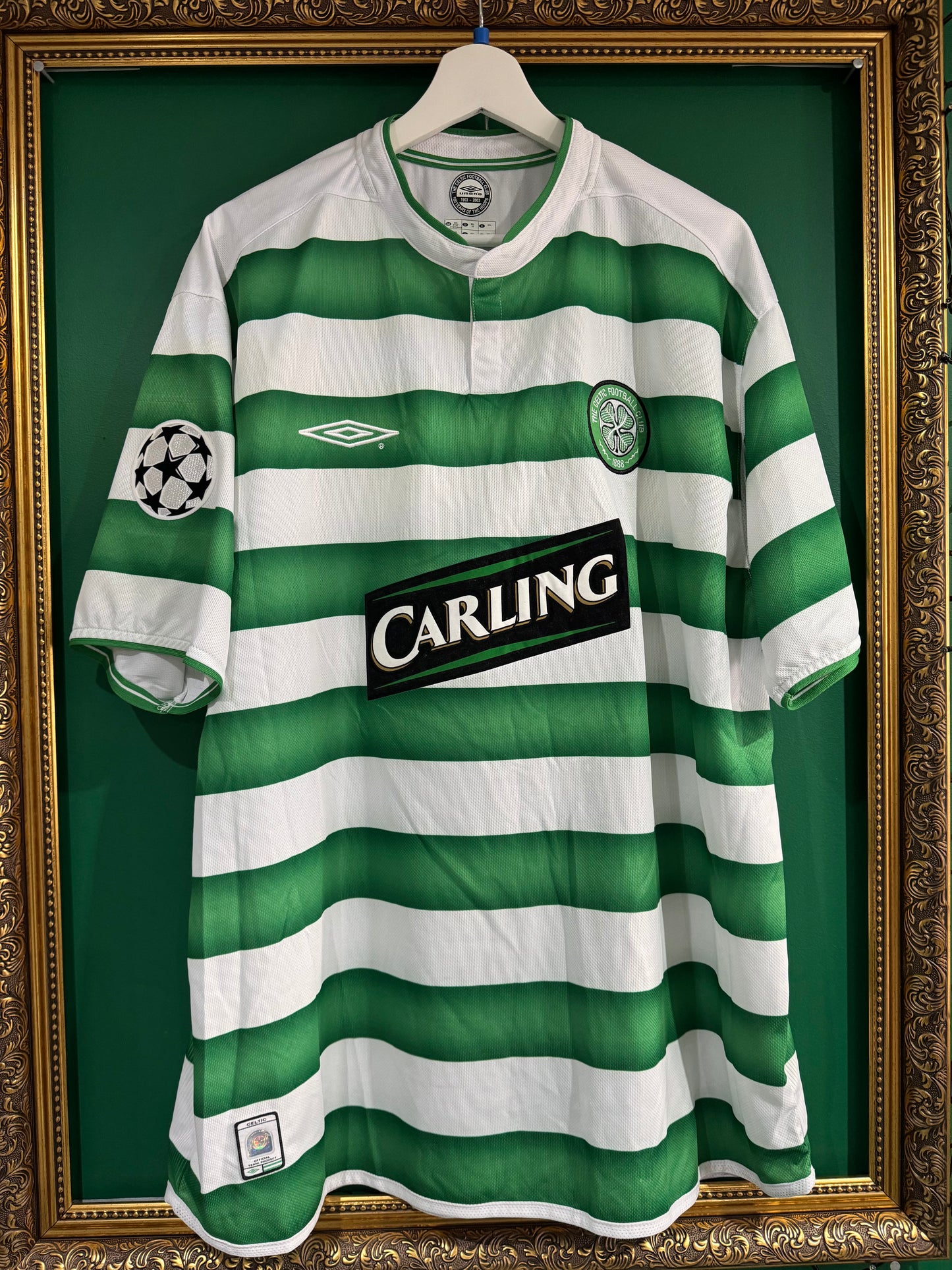 Celtic 2003/04 home shirt xxlarge Hartson 10