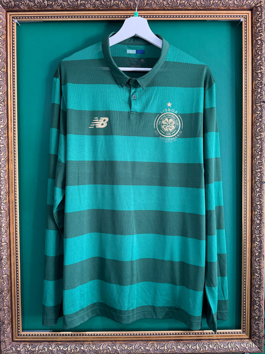 Celtic 2017/18 away shirt xlarge ls unsponsored 9/10