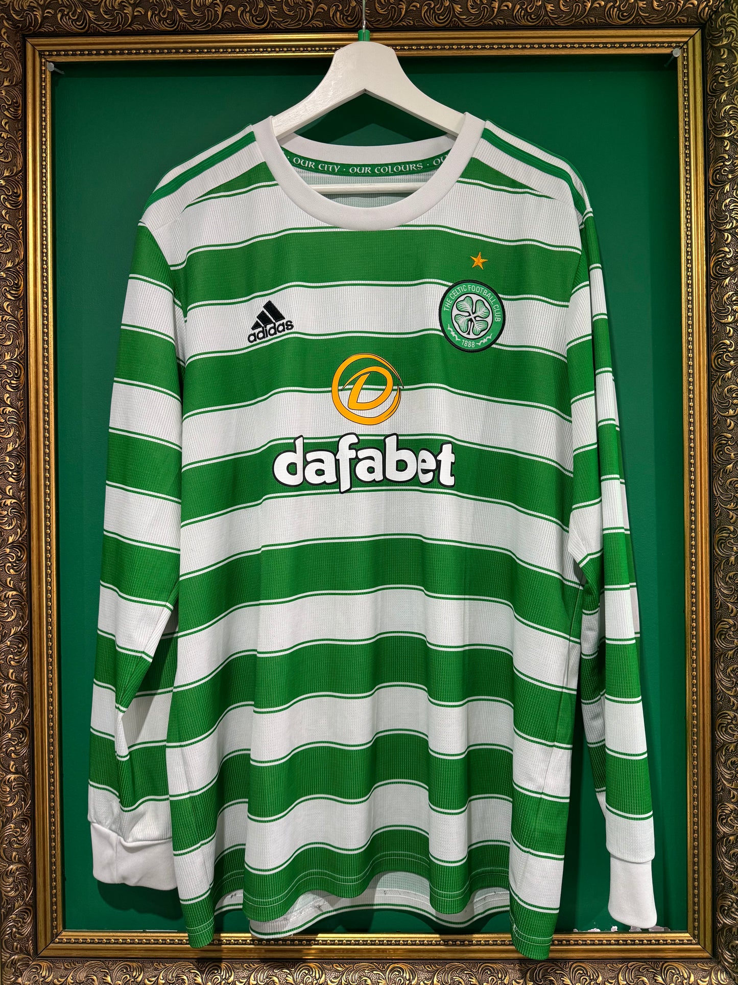 Celtic 2021/22 home xlarge Ls Kyogo 8