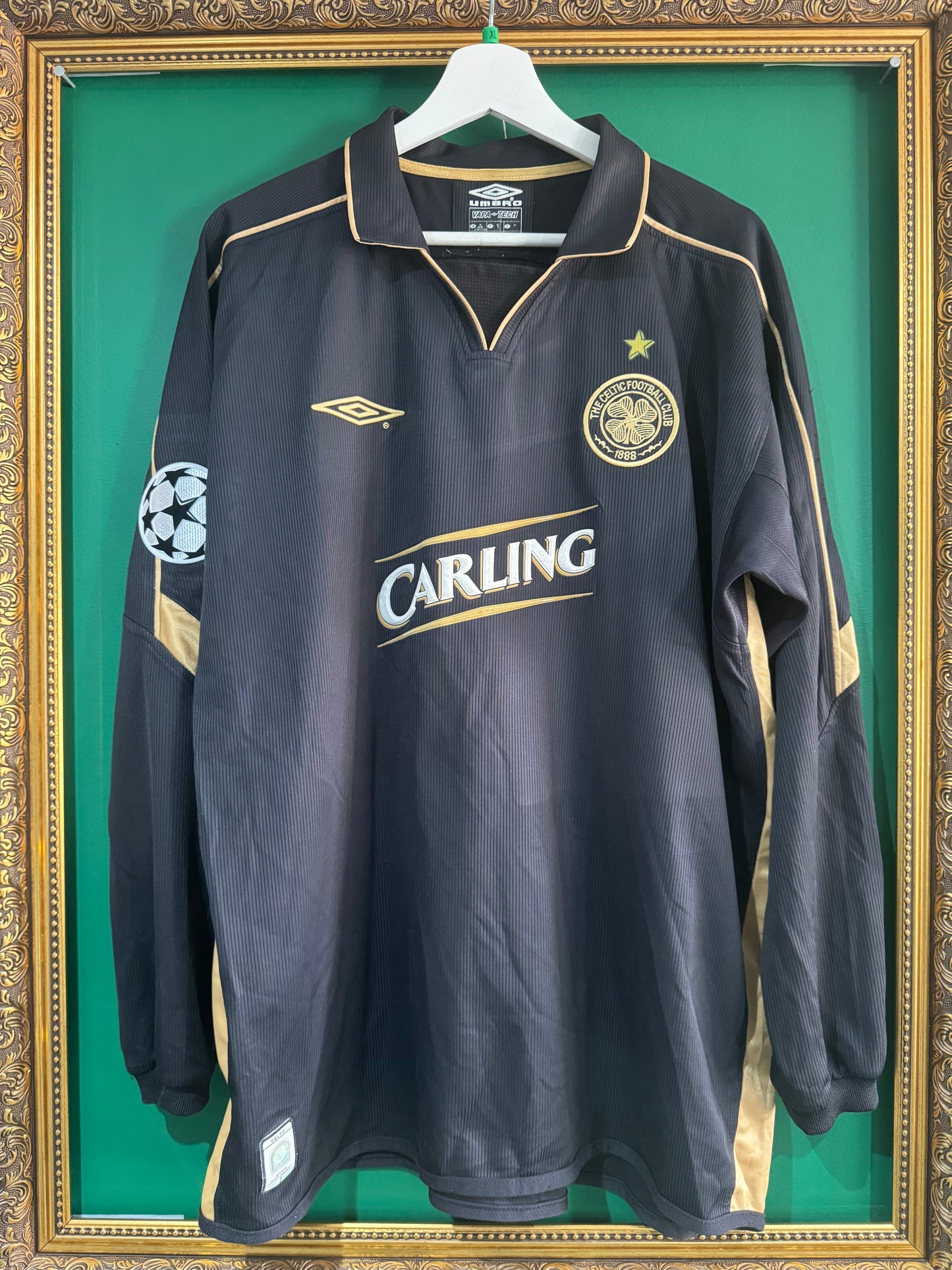 Celtic 2003/04 away shirt xlarge ls Sutton 9