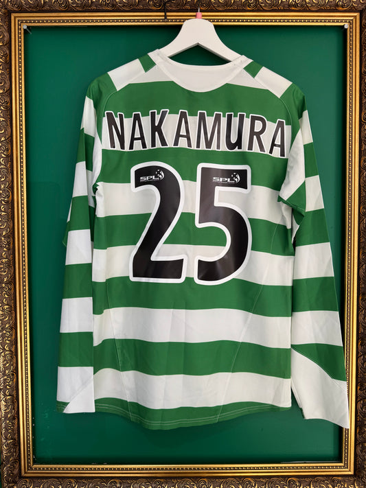 Celtic 2006/07 home small Ls Nakamura 25