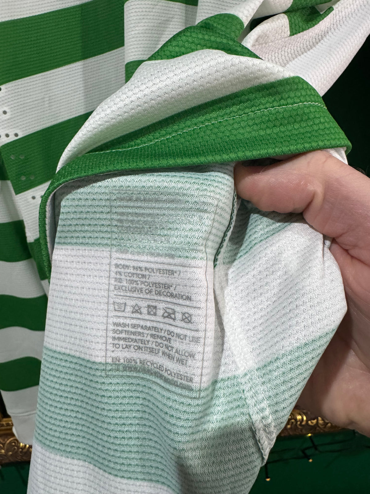 Celtic 2012/13 home player match issue home shirt xxl ls 15
