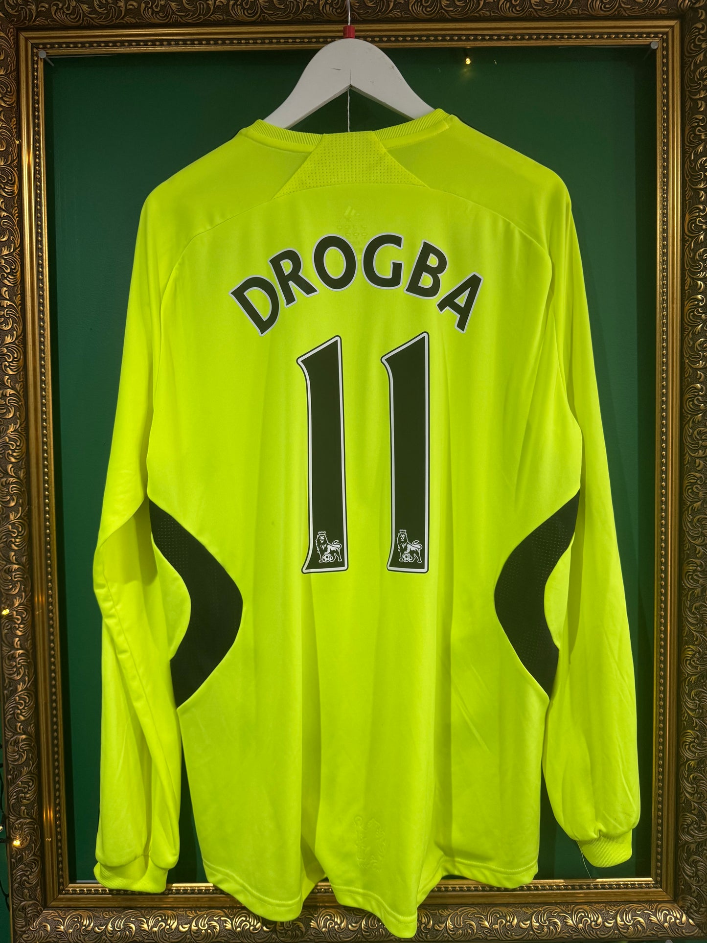 Chelsea 2007/08 away shirt large ls Drogba 11