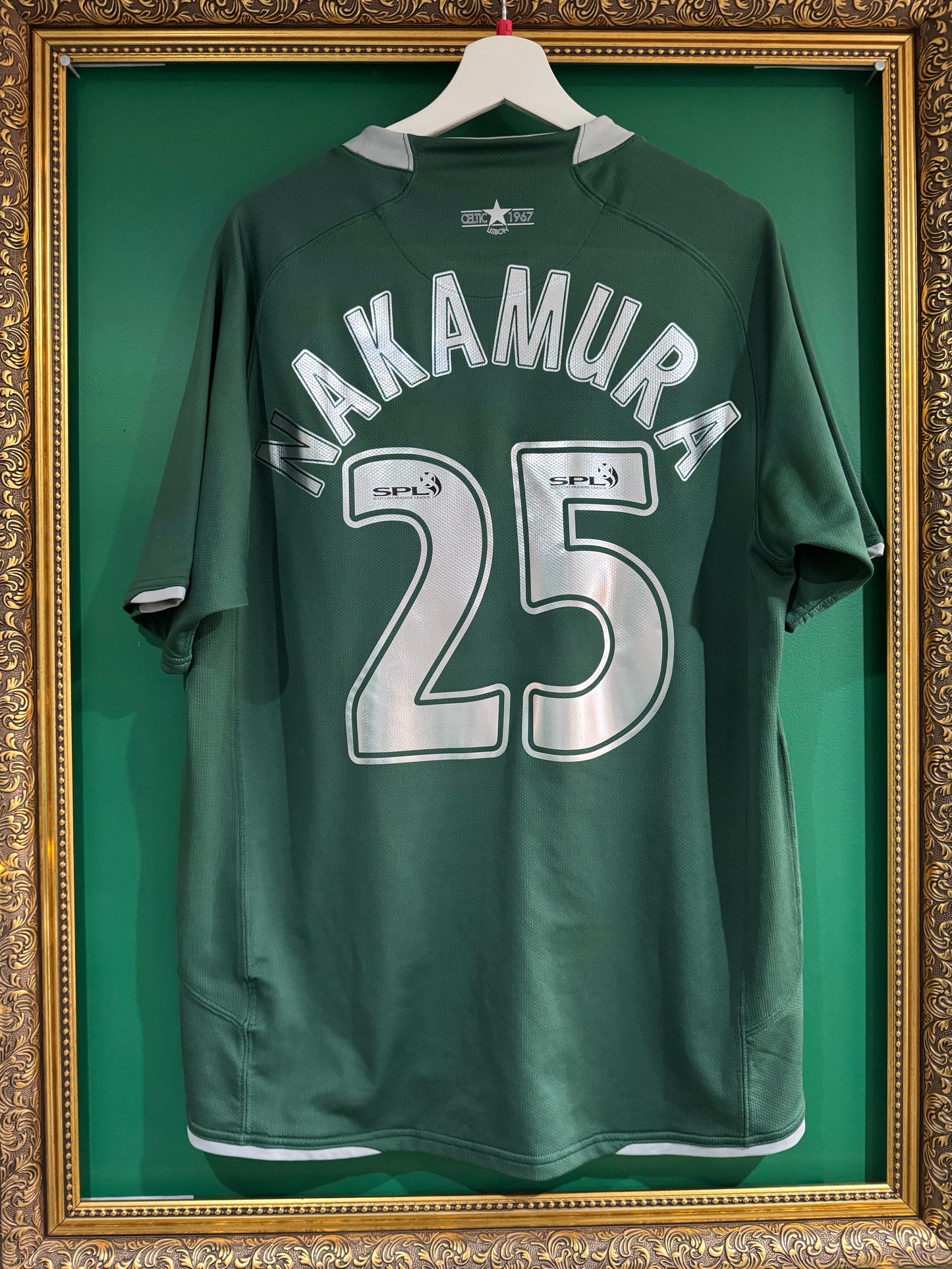 Celtic 2007/08 away shirt large Nakamura 25
