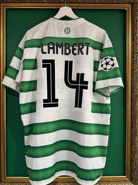 Celtic 2003/04 home shirt xlarge Lambert 14