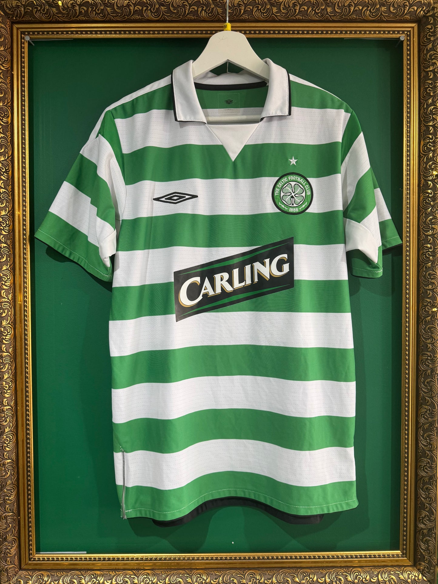 Celtic 2004/05 home shirt medium Petrov 19