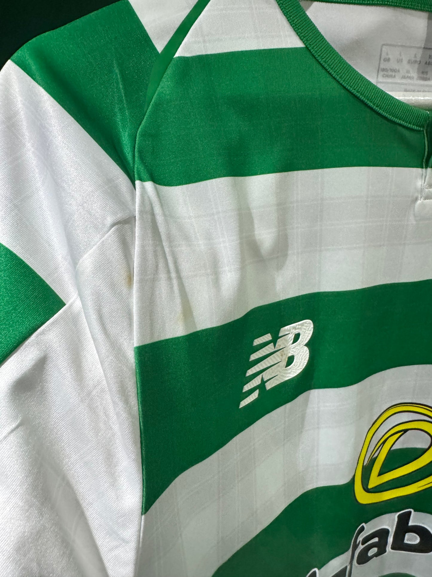 Celtic 2018/19 home medium Simunovic 5 matchworn