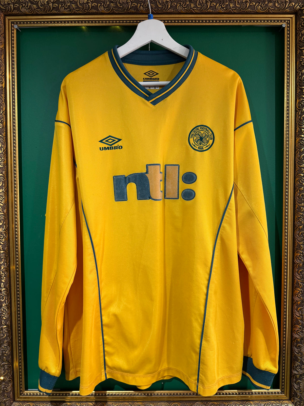Celtic 2000/02 away shirt xxlarge ls