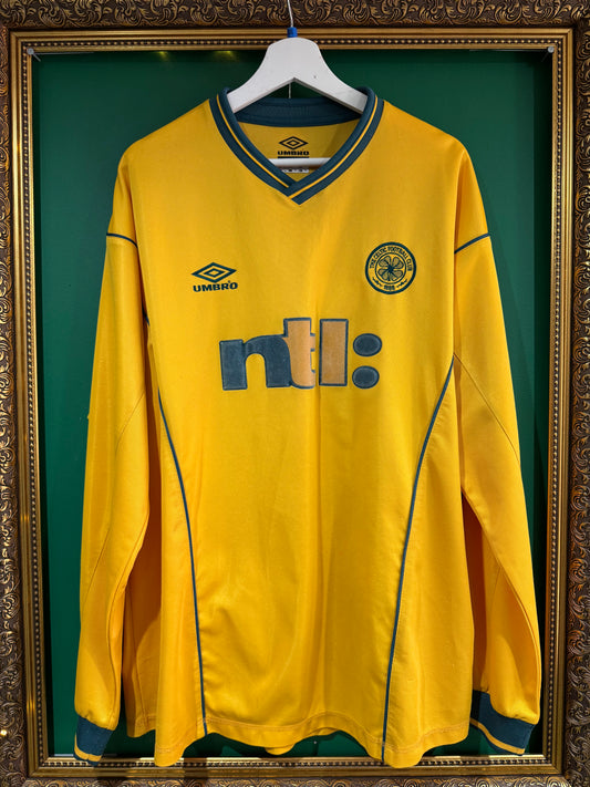 Celtic 2000/02 away shirt xxlarge ls