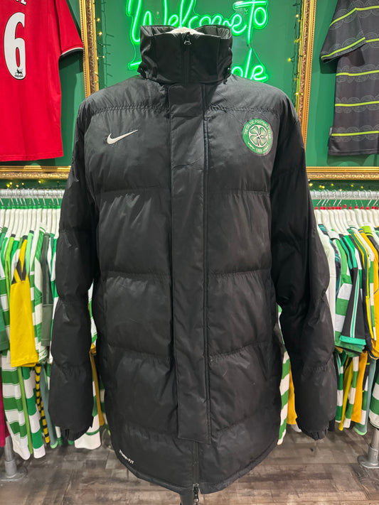 Celtic padded puffer coach jacket xlarge nike