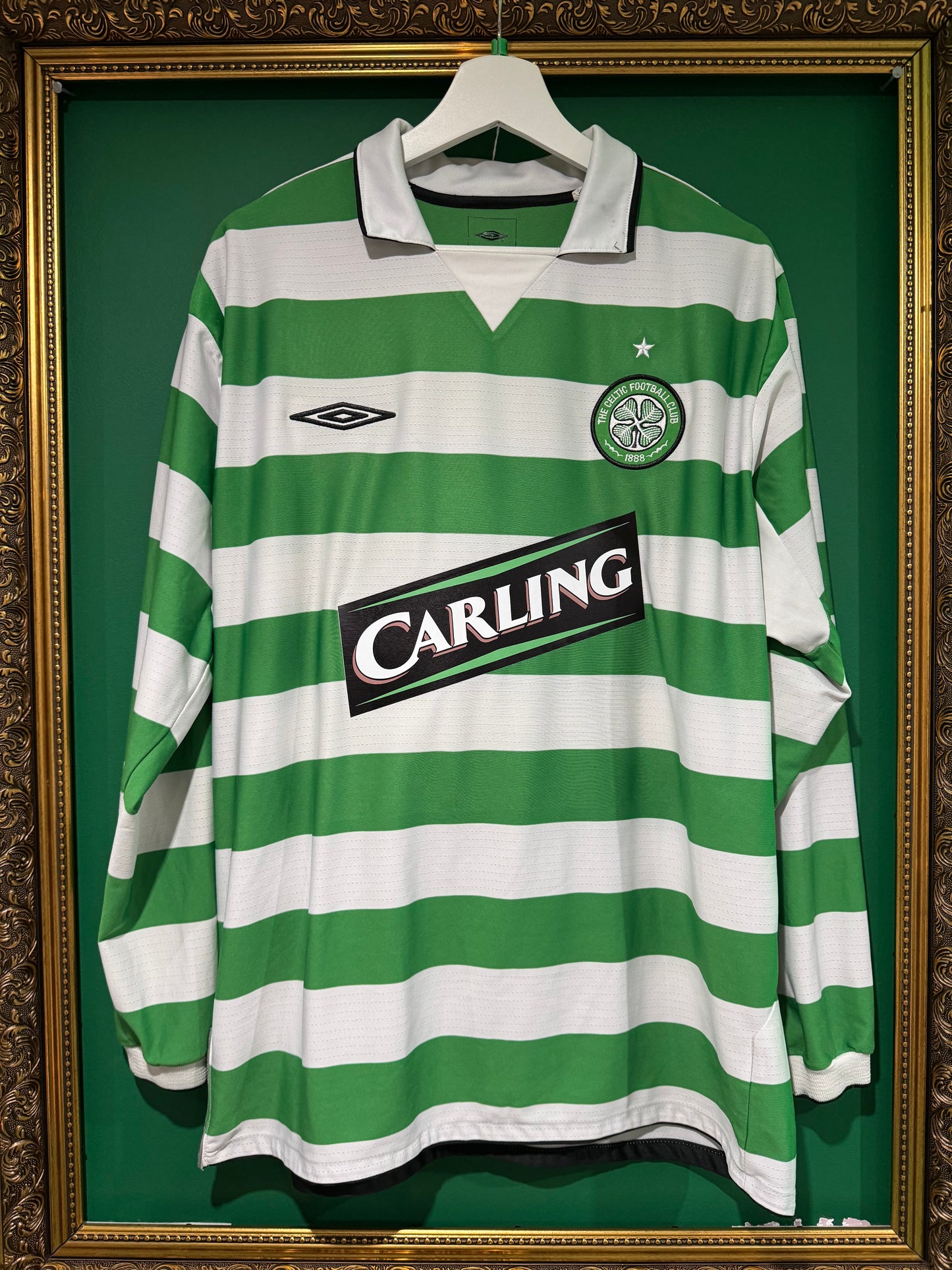 Celtic 2004/05 home ls xlarge Sutton 9