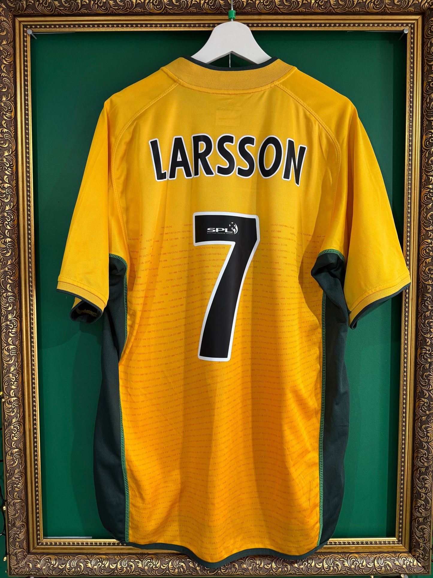 Celtic 2002/03 away shirt xlarge Larsson 7