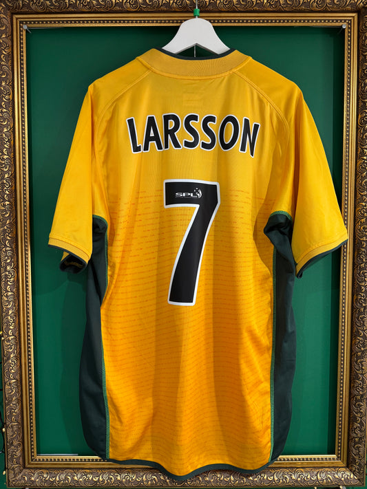 Celtic 2002/03 away shirt xlarge Larsson 7