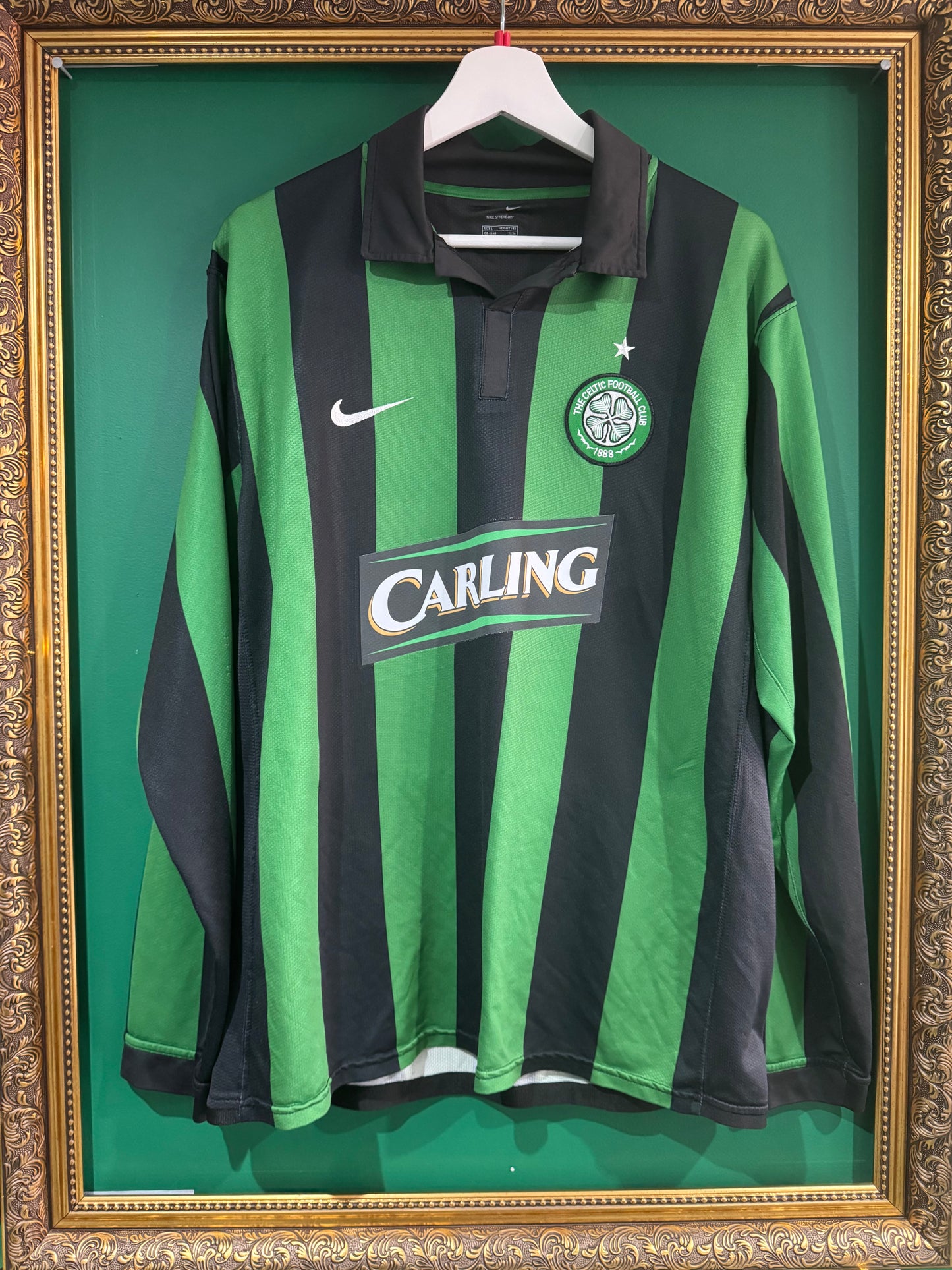 Celtic 2006/08 away shirt large ls Nakamura 25