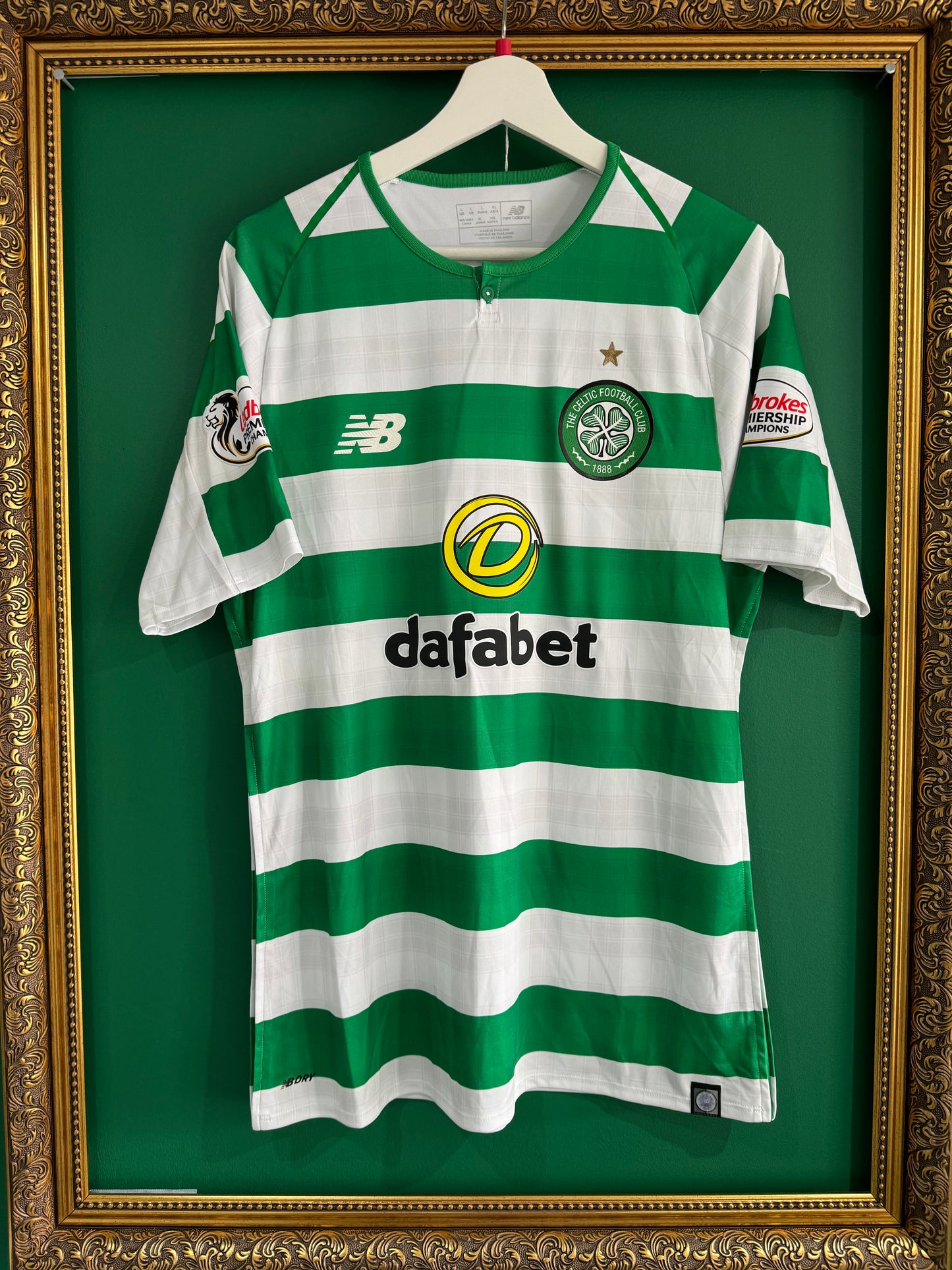 Celtic 2018/19 home player issue match prepared shirt Ajer 35 large