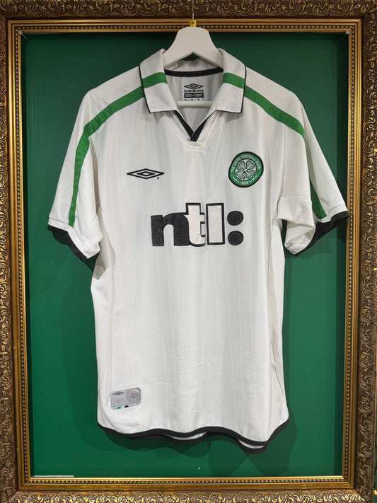 Celtic 2001/02 away shirt medium