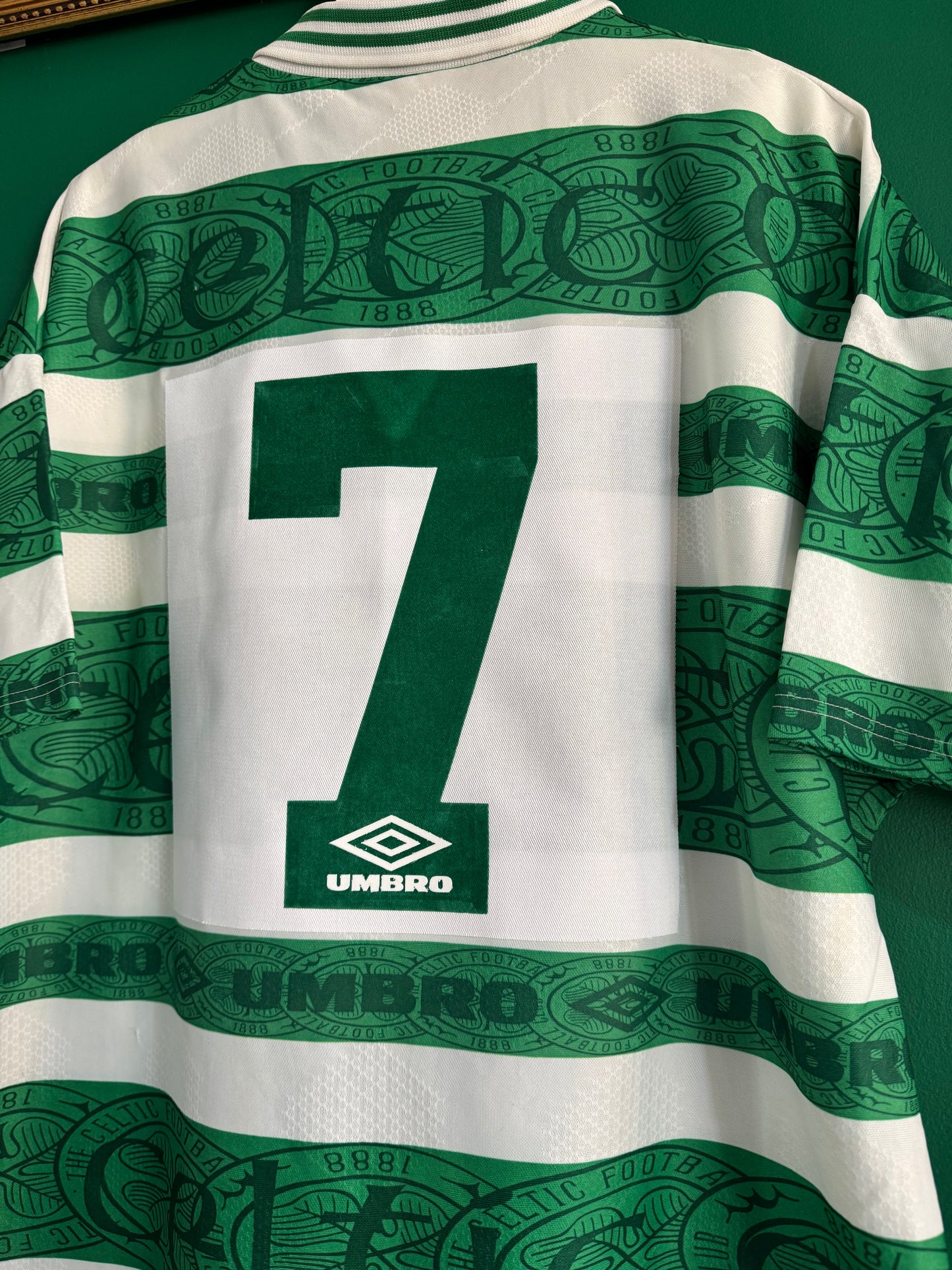 Celtic 1995/97 home shirt large 7 Di Canio