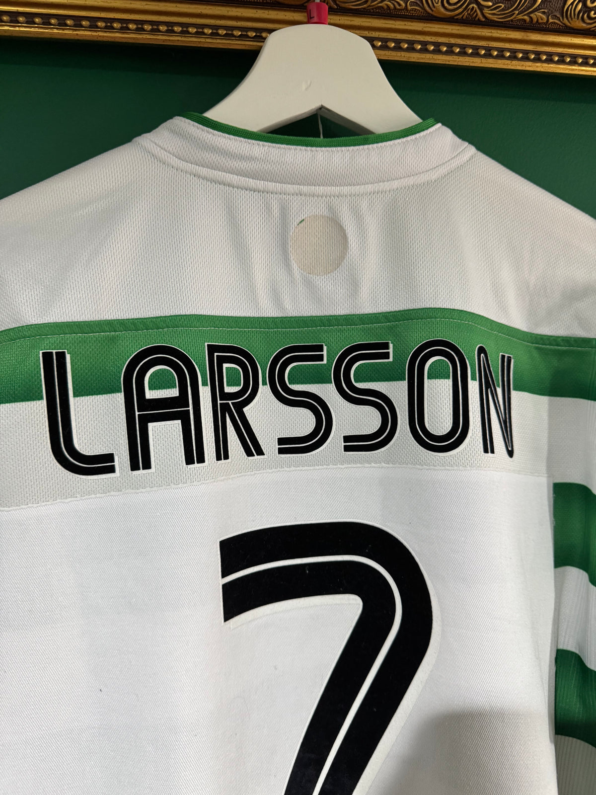 Celtic 2003/04 home shirt large ls Larsson 7
